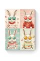 Алмазная мозаика на подрамнике «Кролики» 40x30 см