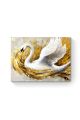 Алмазная мозаика на подрамнике «Золотой лебедь» 80x60 см