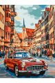Картина по номерам на подрамнике «Ретро авто» 90x70 см