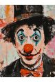 Картина по номерам без подрамника «Клоун» 130x100 см