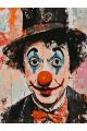 Картина по номерам без подрамника «Клоун» 80x60 см