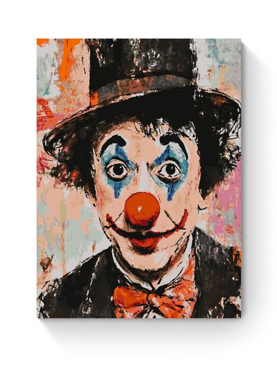 Картина по номерам на подрамнике «Клоун» 80x60 см