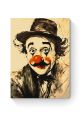 Картина по номерам на подрамнике «Шарж клоуна» 80x60 см