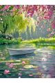 Алмазная мозаика без подрамника «Весенний день» 25x20 см