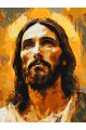 Картина по номерам на подрамнике «Образ Иисуса» 90x70 см