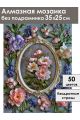 Алмазная мозаика без подрамника «Отражение весны» 35x25 см