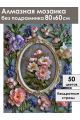 Алмазная мозаика без подрамника «Отражение весны» 80x60 см