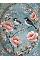 Алмазная мозаика без подрамника «Ласточки» 60x45 см