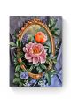 Алмазная мозаика на подрамнике «Пионы и зеркало» 40x30 см
