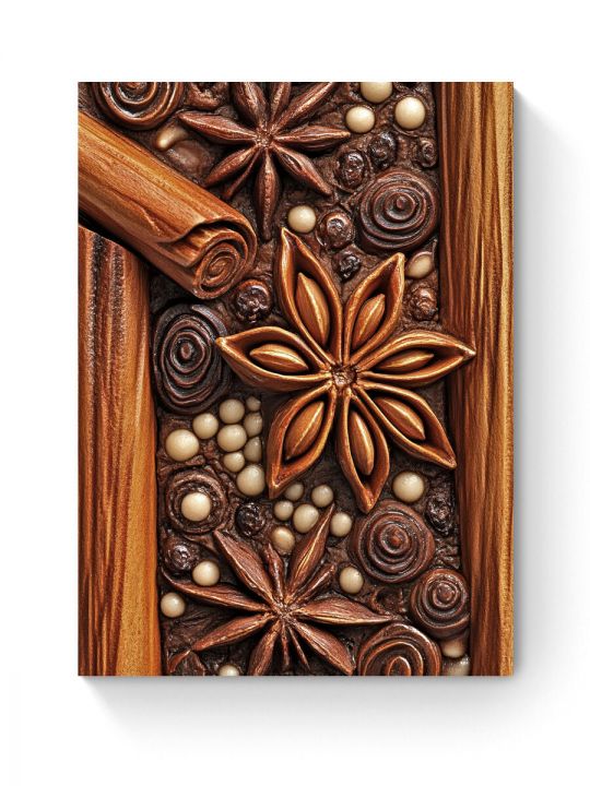 Алмазная мозаика на подрамнике «Пряности» 35x25 см