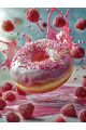 Алмазная мозаика без подрамника «Малиновый вкус» 50x40 см