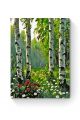 Картина по номерам на подрамнике «Летний лес» 90x70 см