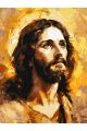 Картина по номерам на подрамнике «Иисус» 90x70 см