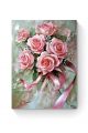 Алмазная мозаика на подрамнике «Розовый букет» 60x45 см