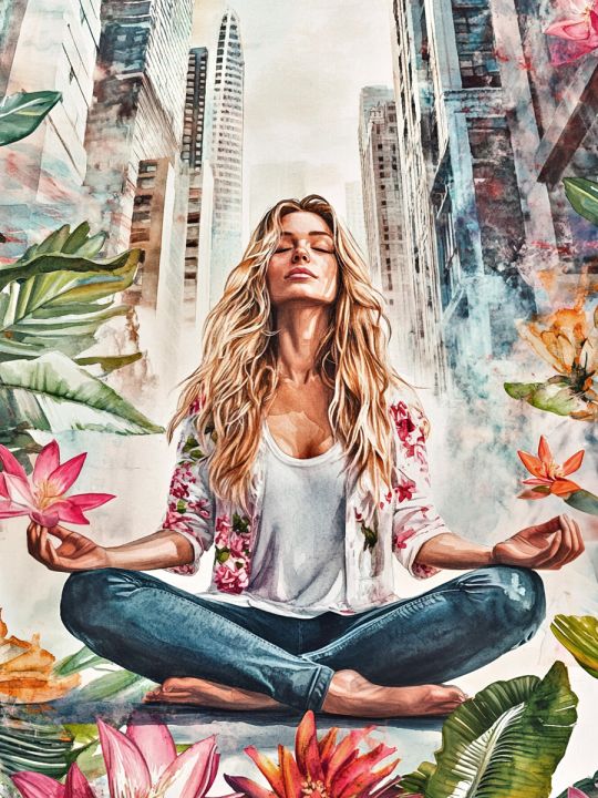 Алмазная мозаика без подрамника «Атмосфера» 70x50 см