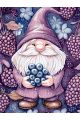 Картина по номерам без подрамника «Ягодный гном» 130x100 см
