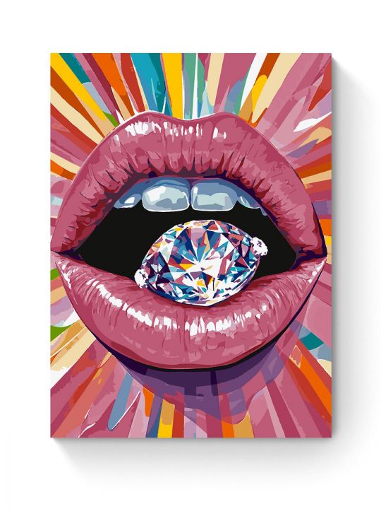 Картина по номерам на подрамнике «Бриллиант» 90x70 см