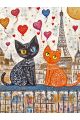 Алмазная мозаика без подрамника «Мяу Амур» 70x50 см