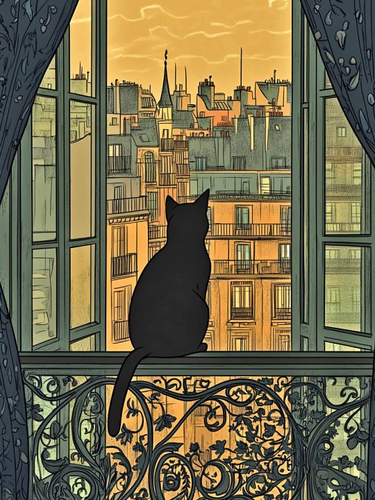 Алмазная мозаика без подрамника «Вид на город» 50x40 см