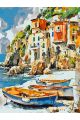 Картина по номерам без подрамника «Тихая гавань» 90x70 см