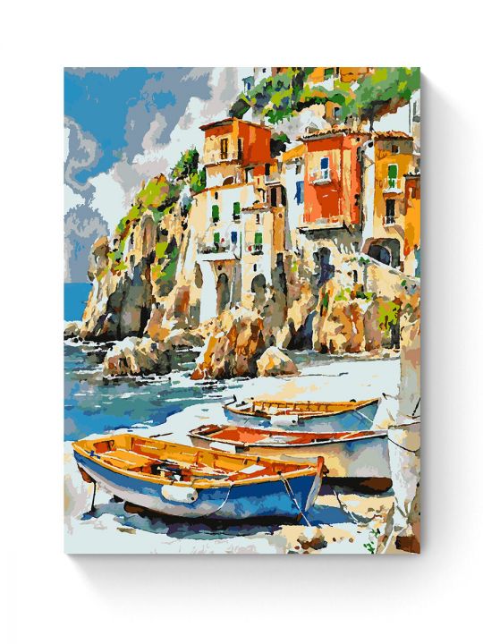 Картина по номерам на подрамнике «Тихая гавань» 90x70 см