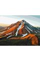 Картина по номерам без подрамника «Спящий вулкан» 130x100 см