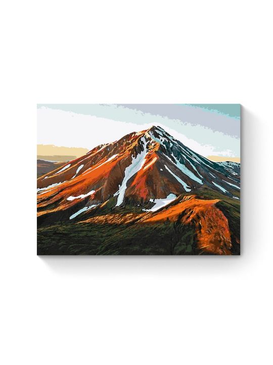 Картина по номерам на подрамнике «Спящий вулкан» 90x70 см