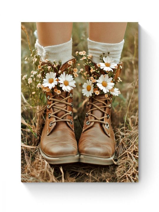 Алмазная мозаика на подрамнике «Летняя прогулка» 50x40 см