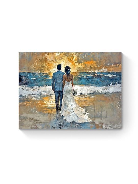 Алмазная мозаика на подрамнике «Медовый месяц» 80x60 см