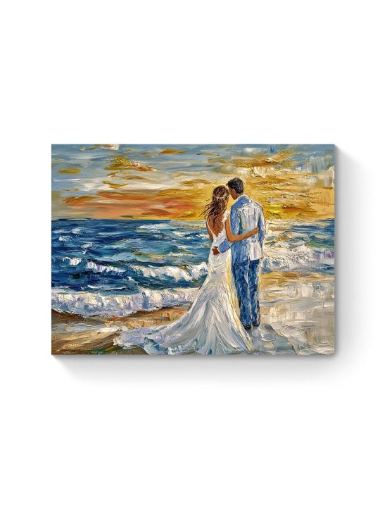 Алмазная мозаика на подрамнике «Венчание морем» 50x40 см