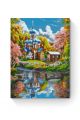 Картина по номерам на подрамнике «Храм у реки» 80x60 см