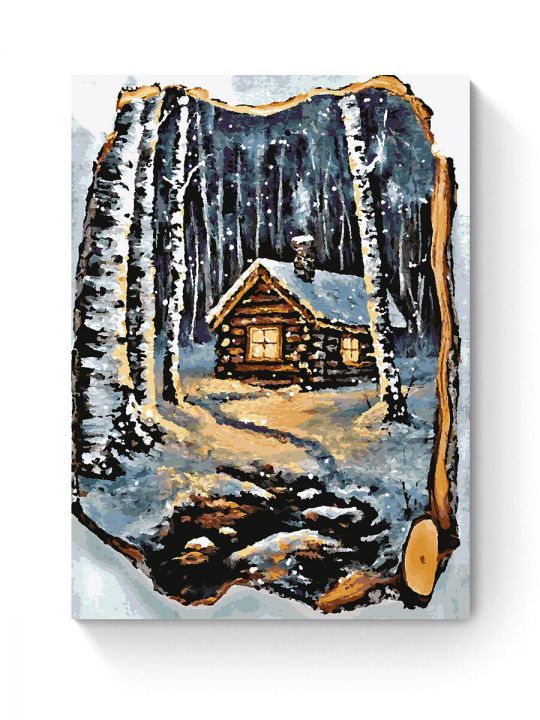 Картина по номерам на подрамнике «Береста» 80x60 см