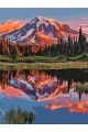 Картина по номерам на подрамнике «Спящий вулкан» 80x60 см