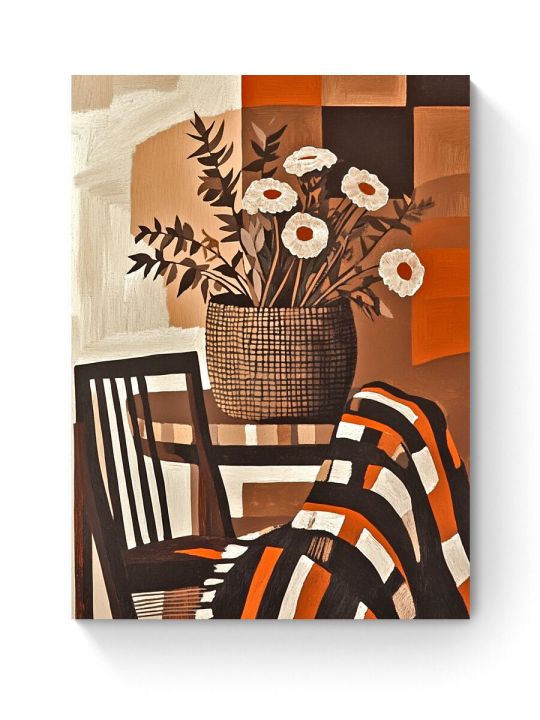 Алмазная мозаика на подрамнике «Натюрморт декор» 70x50 см