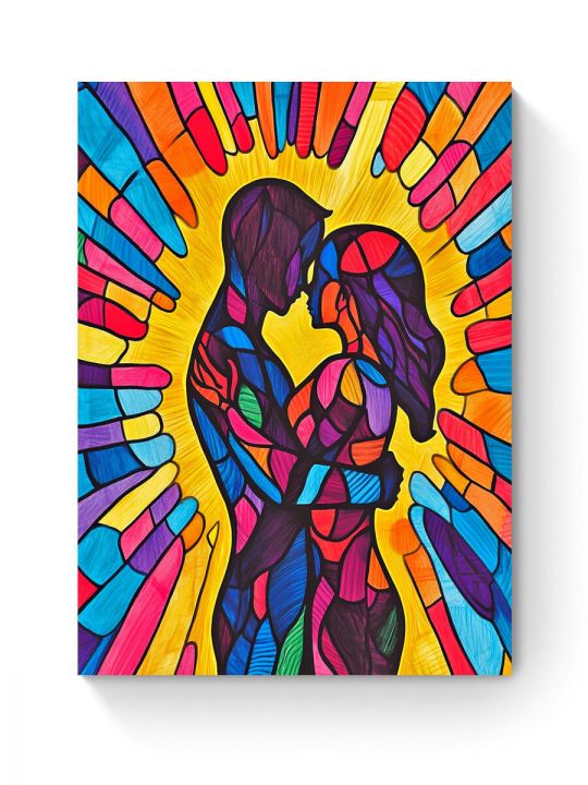 Алмазная мозаика на подрамнике «Психоделика» 40x30 см