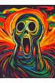 Алмазная мозаика без подрамника «Крик» 35x25 см