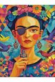 Алмазная мозаика без подрамника «Фрида Кало» 130x100 см