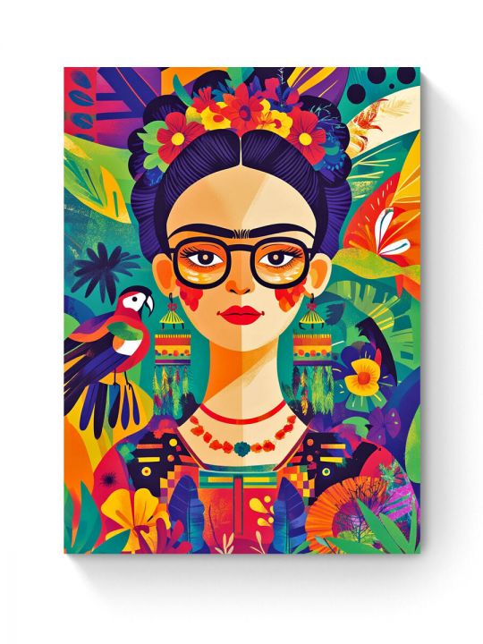 Алмазная мозаика на подрамнике «Фрида» 40x30 см
