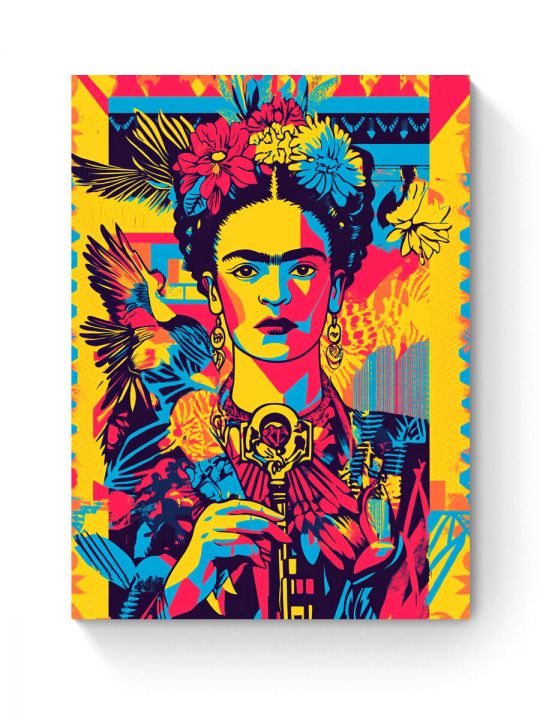 Алмазная мозаика на подрамнике «Фрида Кало» 60x45 см