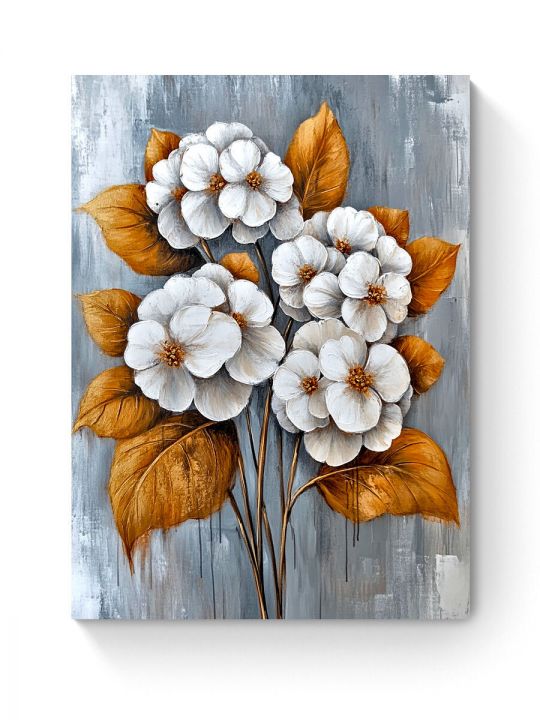 Алмазная мозаика на подрамнике «Золотой букет» 60x45 см