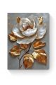 Алмазная мозаика на подрамнике «Золотая роза» 50x40 см