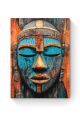 Картина по номерам на подрамнике «Маска Африки» 90x70 см