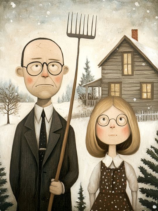 Алмазная мозаика без подрамника «Готика» 70x50 см