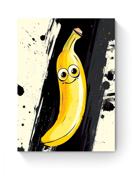 Алмазная мозаика на подрамнике «Бананчик» 35x25 см