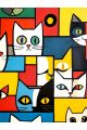 Алмазная мозаика без подрамника «Котопокалипсис» 80x60 см