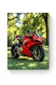 Алмазная мозаика на подрамнике «Мотоцикл» 35x25 см