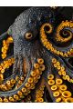 Алмазная мозаика без подрамника «Осьминог» 90x70 см