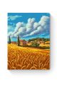 Картина по номерам на подрамнике «Поля Тосканы» 90x70 см