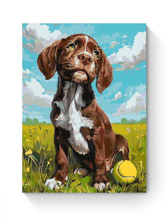 Картина по номерам на подрамнике «Веселая игра» 90x70 см