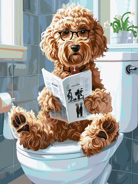 Картина по номерам без подрамника «На досуге» 130x100 см